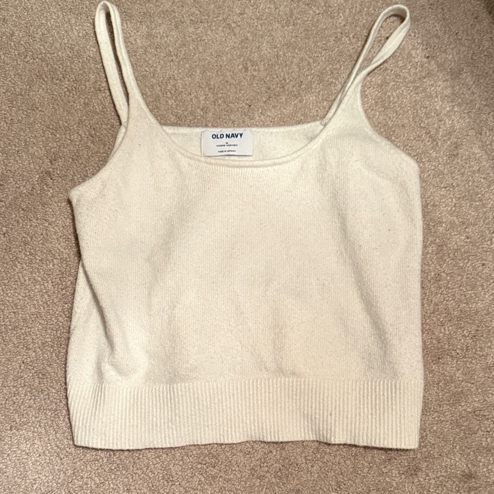 Old Navy Women's Cream Camisole Top